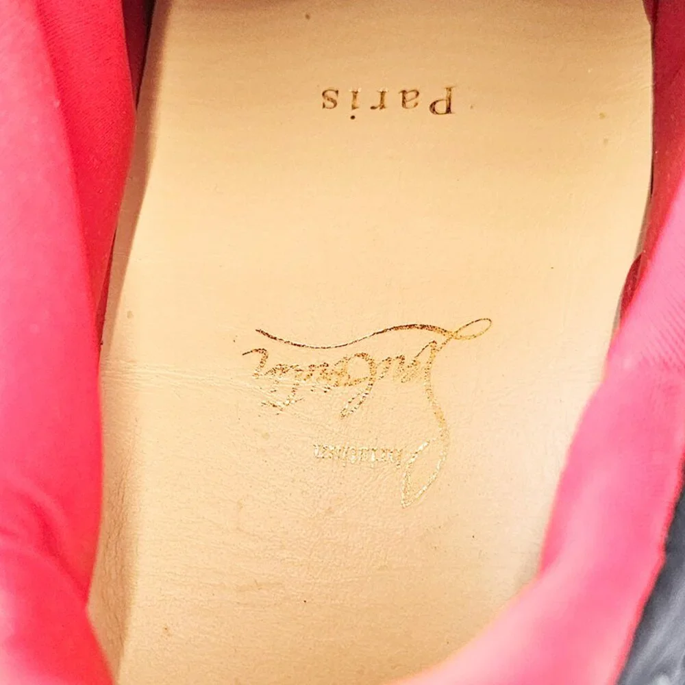 Christian Louboutin Spike Sock Sneakers.